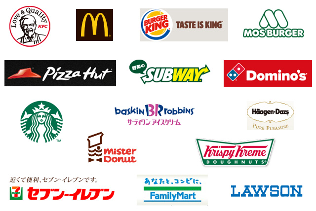 Franchise Brands in Japanese