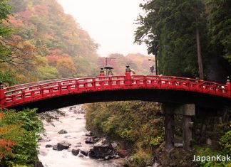 ตารางพยากรณ์ 19 จุดชมใบไม้เปลี่ยนสีจังหวัดโทชิงิ (Tochigi)+นิกโก้ (Nikko) ปี 2018 แบบละเอียดสุดๆ (อัพเดตล่าสุด Oct 5, 2018) Shinkyo Bridge