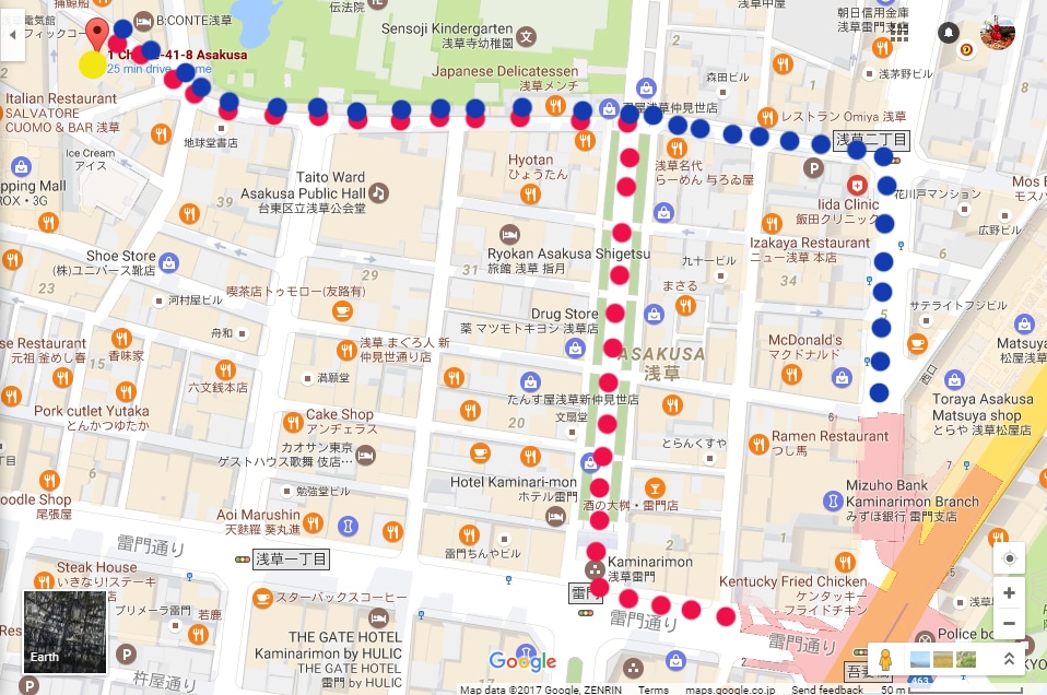 kimono rental google map