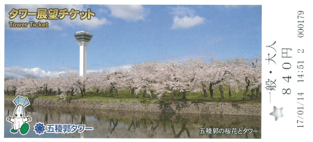 Goryokaku Tower Ticket