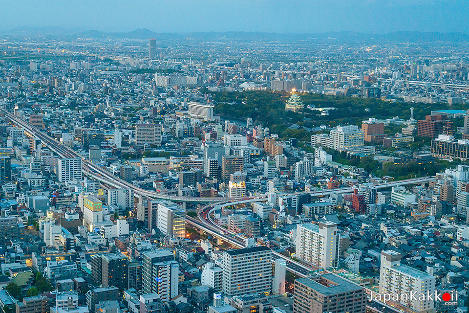 วิวเมืองนาโกย่า (Nagoya) จากจุดชมวิว Sky Promenade