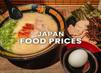 ค่าครองชีพด้านราคาอาหารในประเทศญี่ปุ่นแบบละเอียด สำหรับตั้งงบเที่ยว ราคาอาหารที่ญี่ปุ่น