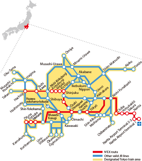 Narita Express Area