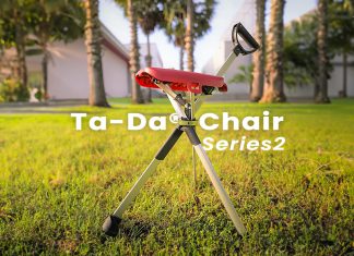 Ta-Da®Chair Series 2 ไม้เท้าเก้าอี้พับได้ พกพาไปทุกทริปไม่มีสะดุด Ta-Da®Chair Series 2