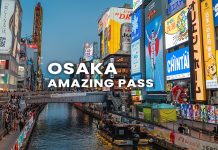 Osaka Amazing Pass บัตรนั่งรถไฟไม่อั้น เข้าที่เที่ยวโอซาก้า 40 แห่งฟรี! Osaka Amazing Pass